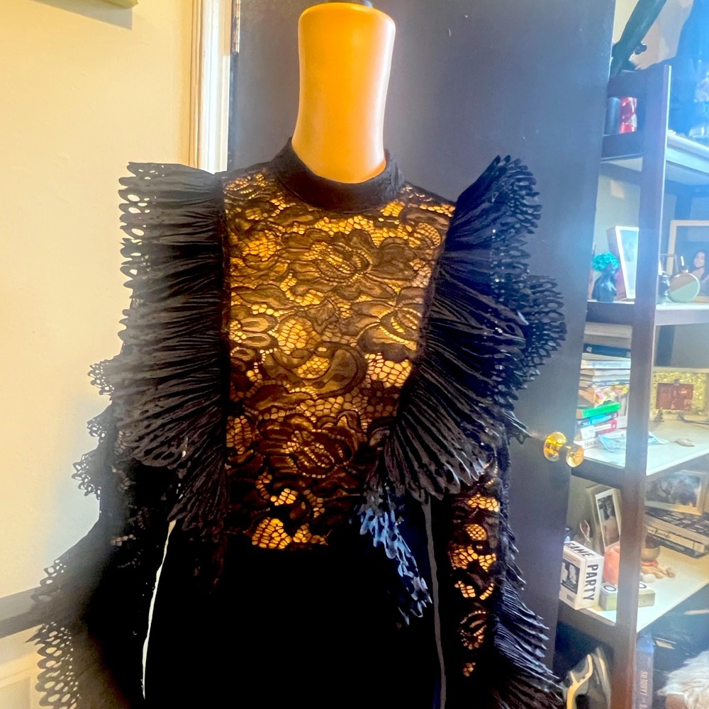 Black lace Jumpsuit.